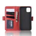 iPhone 11 Lommebok-deksel med Stativ - Rød
