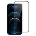 iPhone 12/12 Pro Lippa 2,5D heldekkende Beskyttelsesglass - 9H - svart kant