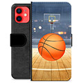 iPhone 12 mini Premium Lommebok-deksel - Basketball