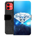 iPhone 12 mini Premium Lommebok-deksel - Diamant