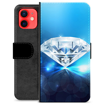 iPhone 12 mini Premium Lommebok-deksel - Diamant