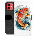 iPhone 12 mini Premium Lommebok-deksel - Koi Fisk