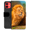 iPhone 12 mini Premium Lommebok-deksel - Løve