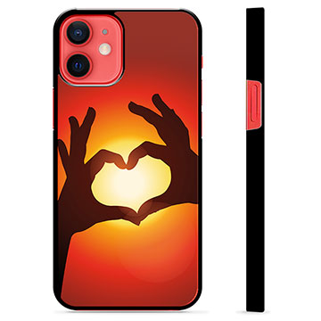 iPhone 12 mini Beskyttelsesdeksel - Hjertesilhuett