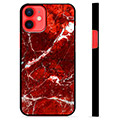 iPhone 12 mini Beskyttelsesdeksel - Rød Marmor