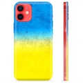 iPhone 12 mini TPU-deksel Ukrainsk flagg - Tofarget