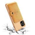iPhone 12 Mini TPU-deksel med Kortluke (Åpen Emballasje - Utmerket) - Gull