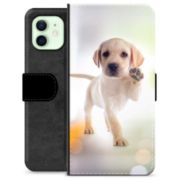iPhone 12 Premium Lommebok-deksel - Hund