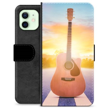iPhone 12 Premium Lommebok-deksel - Gitar
