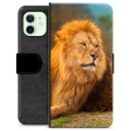 iPhone 12 Premium Lommebok-deksel - Løve