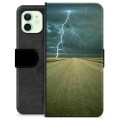iPhone 12 Premium Lommebok-deksel - Storm