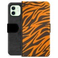 iPhone 12 Premium Lommebok-deksel - Tiger