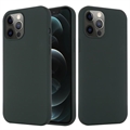 iPhone 12/12 Pro Liquid Silikondeksel - MagSafe-kompatibel - Mørkegrønn