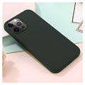 iPhone 12/12 Pro Liquid Silikondeksel - MagSafe-kompatibel - Mørkegrønn