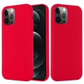 iPhone 12/12 Pro Liquid Silikondeksel - MagSafe-kompatibel - Rød
