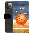 iPhone 12 Pro Max Premium Lommebok-deksel - Basketball