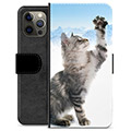 iPhone 12 Pro Max Premium Lommebok-deksel - Kat