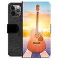 iPhone 12 Pro Max Premium Lommebok-deksel - Gitar