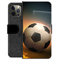 iPhone 12 Pro Max Premium Lommebok-deksel - Fotball