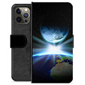 iPhone 12 Pro Max Premium Lommebok-deksel - Verdensrom