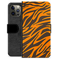 iPhone 12 Pro Max Premium Lommebok-deksel - Tiger