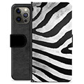 iPhone 12 Pro Max Premium Lommebok-deksel - Sebra