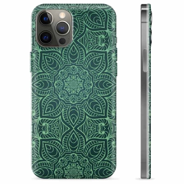 iPhone 12 Pro Max TPU-deksel - Grønn Mandala