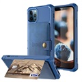 iPhone 12 Pro Max TPU-deksel med Kortluke - Blå