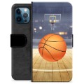 iPhone 12 Pro Premium Lommebok-deksel - Basketball