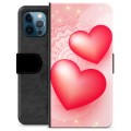 iPhone 12 Pro Premium Lommebok-deksel - Love