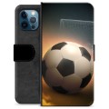 iPhone 12 Pro Premium Lommebok-deksel - Fotball