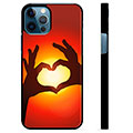 iPhone 12 Pro Beskyttelsesdeksel - Hjertesilhuett