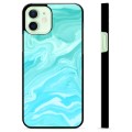 iPhone 12 Beskyttelsesdeksel - Blå Marmor
