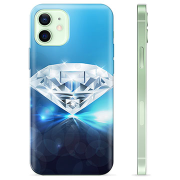 iPhone 12 TPU-deksel - Diamant