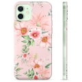 iPhone 12 TPU-deksel - Akvarell Blomster