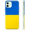 iPhone 12 TPU-deksel Ukrainsk flagg - Gul og lyseblå