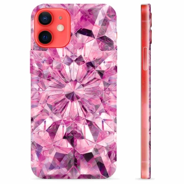 iPhone 12 mini TPU-deksel - Rosa Krystall