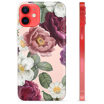 iPhone 12 mini TPU-deksel - Romantiske Blomster