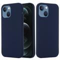 iPhone 13 Liquid Silikondeksel - MagSafe-kompatibel - Mørkeblå