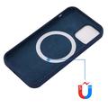 iPhone 13 Liquid Silikondeksel - MagSafe-kompatibel - Mørkeblå