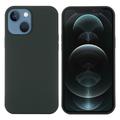 iPhone 13 Liquid Silikondeksel - MagSafe-kompatibel - Mørkegrønn
