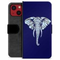 iPhone 13 Mini Premium Lommebok-deksel - Elefant