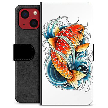 iPhone 13 Mini Premium Lommebok-deksel - Koi Fisk