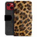 iPhone 13 Mini Premium Lommebok-deksel - Leopard