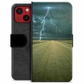 iPhone 13 Mini Premium Lommebok-deksel - Storm
