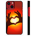 iPhone 13 Mini Beskyttelsesdeksel - Hjertesilhuett