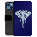 iPhone 13 Premium Lommebok-deksel - Elefant