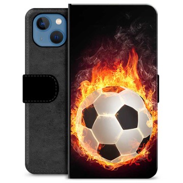 iPhone 13 Premium Lommebok-deksel - Fotballflamme