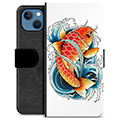 iPhone 13 Premium Lommebok-deksel - Koi Fisk
