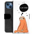 iPhone 13 Premium Lommebok-deksel - Slow Down